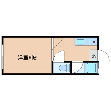 コーポリブの物件間取画像